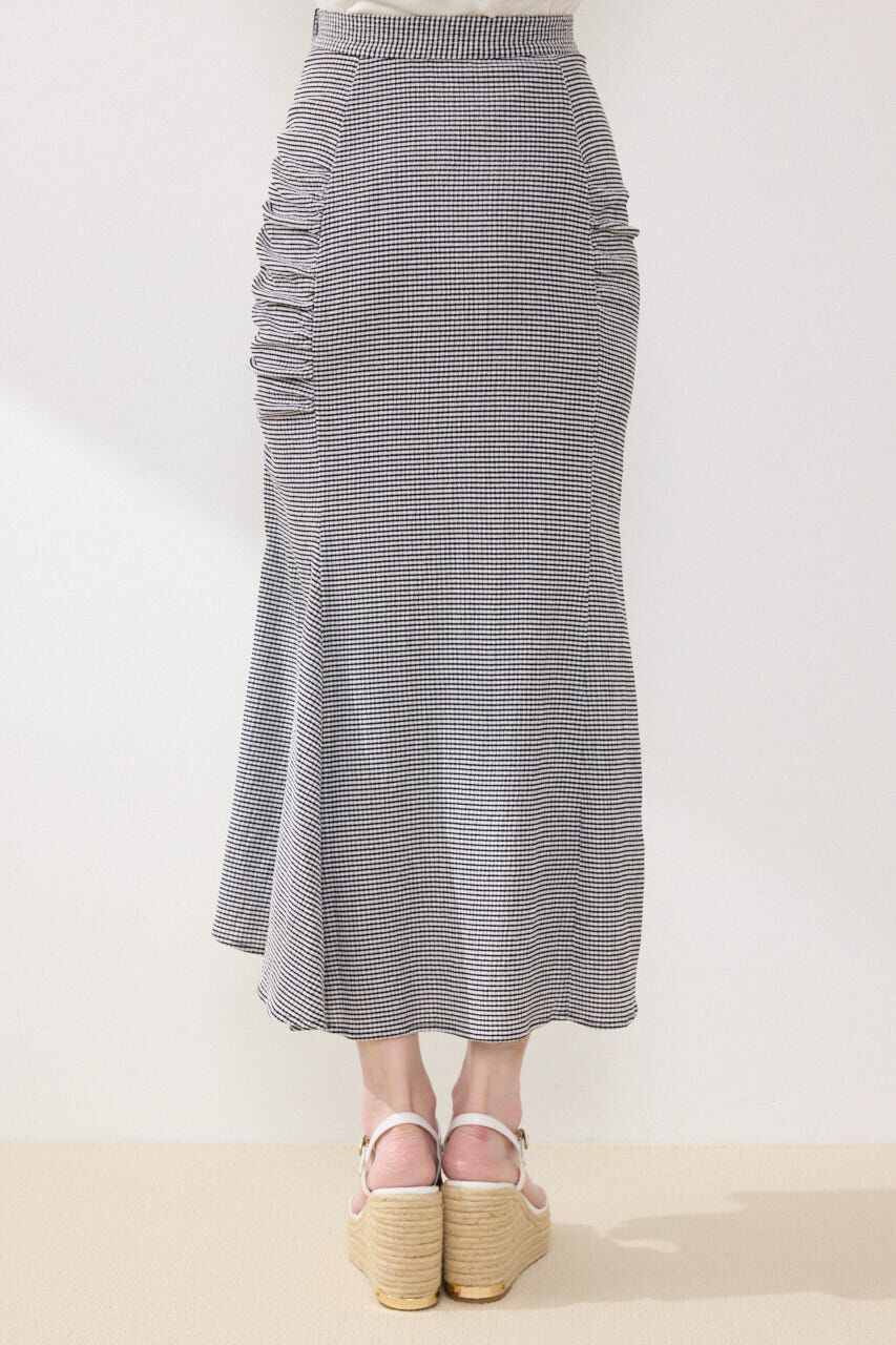 rienda「ギャザーマーメイドジャストウエストスカート」|スカート|