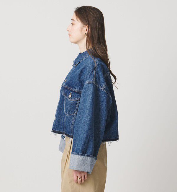 UNITED ARROWS「＜SACRA＞ボリュームスリーブ デニムジャケット」|デニムジャケット|