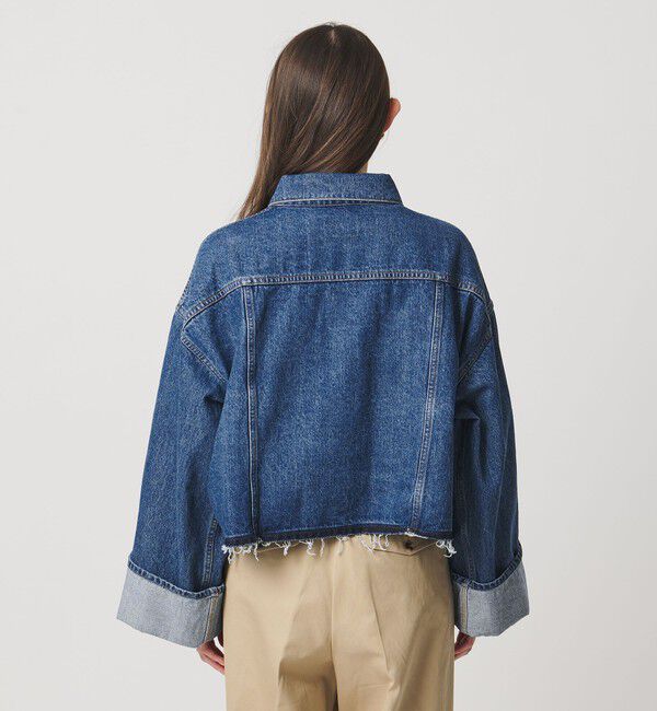 UNITED ARROWS「＜SACRA＞ボリュームスリーブ デニムジャケット」|デニムジャケット|