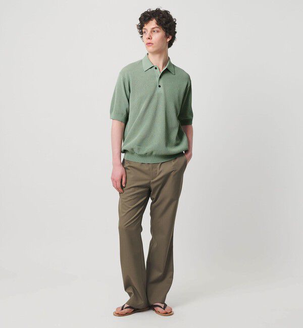 UNITED ARROWS「シャーリーカーン バーズアイ ニットポロシャツ」|ポロシャツ|