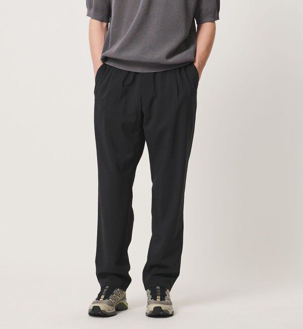 UNITED ARROWS「サマーポリエステル ナチュラルポプリン オールギャザー 1プリーツ イージーパンツ」|その他|