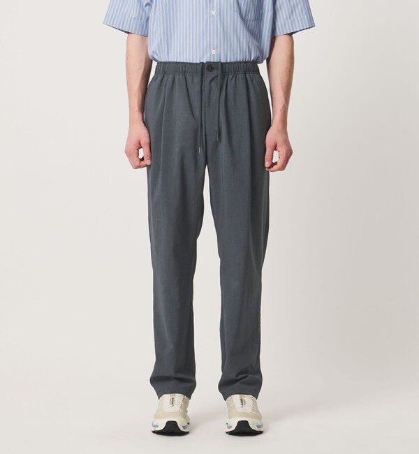 UNITED ARROWS「サマーポリエステル ナチュラルポプリン オールギャザー 1プリーツ イージーパンツ」|その他|