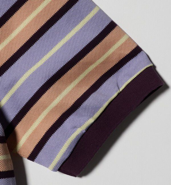 UNITED ARROWS「＜SCYE BASICS＞マルチボーダー ピケ ポロシャツ」|Tシャツ・カットソー|