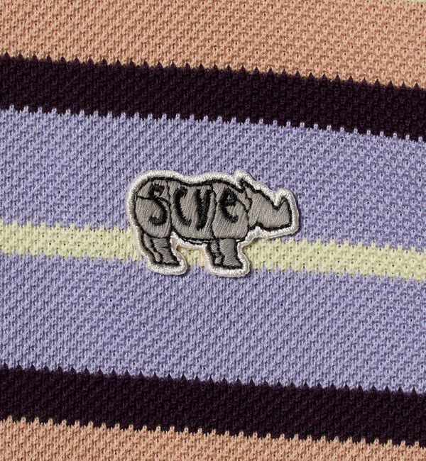 UNITED ARROWS「＜SCYE BASICS＞マルチボーダー ピケ ポロシャツ」|Tシャツ・カットソー|