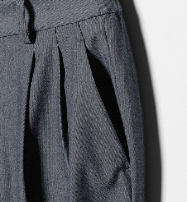 UNITED ARROWS green label relaxing「［size SHORT/TALLあり］Daily Chic タック スリム パンツ」|スラックス|