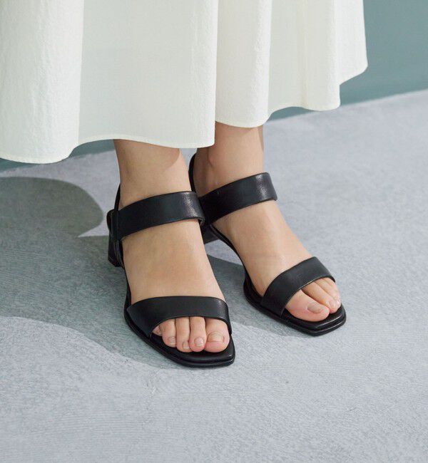 UNITED ARROWS green label relaxing「ストレッチ ストラップ サンダル」|パンプス|