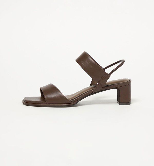 UNITED ARROWS green label relaxing「ストレッチ ストラップ サンダル」|パンプス|DK.BROWN