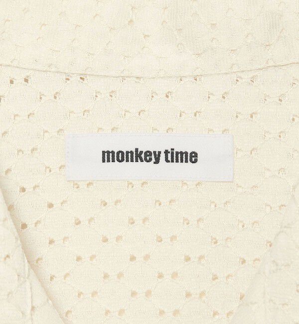 MONKEY TIME「アイレットラッセル オープンカラー シャツ」|シャツ・ブラウス|