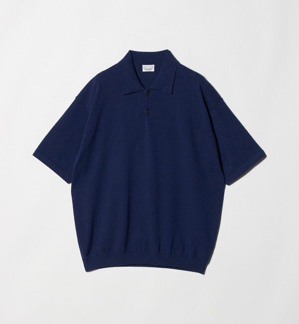 BEAUTY&YOUTH UNITED ARROWS「KNITEE クリンプコットン ニット ポロシャツ ウォッシャブル」|ニット・セーター|