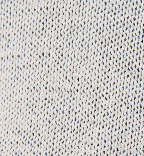 BEAUTY&YOUTH UNITED ARROWS「テープヤーン スキッパー ショートスリーブ ニット ウォッシャブル」|ニット・セーター|