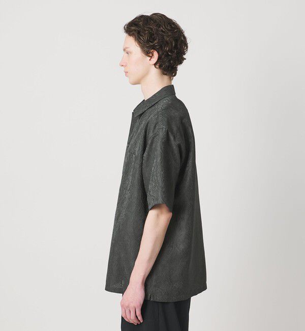 MONKEY TIME「ジャガード ショートスリーブ シャツ」|シャツ・ブラウス|