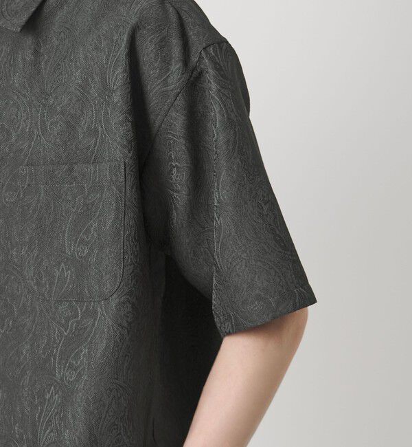 MONKEY TIME「ジャガード ショートスリーブ シャツ」|シャツ・ブラウス|