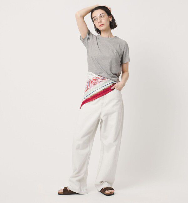 BEAUTY&YOUTH UNITED ARROWS「コットンポリエステル ラメ ショートスリーブ カットソー」|Tシャツ・カットソー|