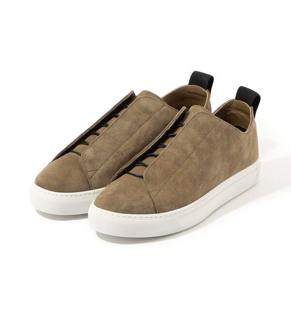 JAMES PERSE「スエード レースアップスニーカー SMCAS8210」|スニーカー|44 ベージュ