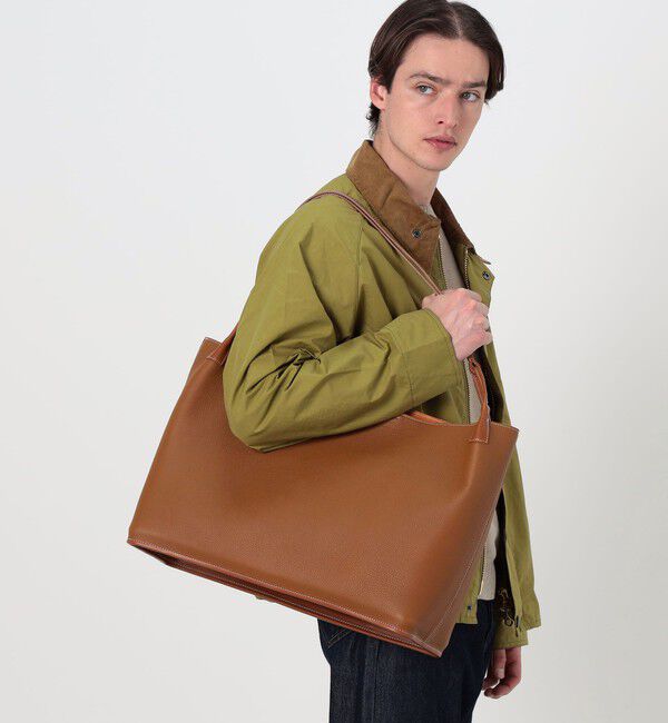 TOMORROWLAND GOODS「【別注】A SADDLE HOLDER L シュリンクレザー ショルダーバッグ」|トートバッグ|