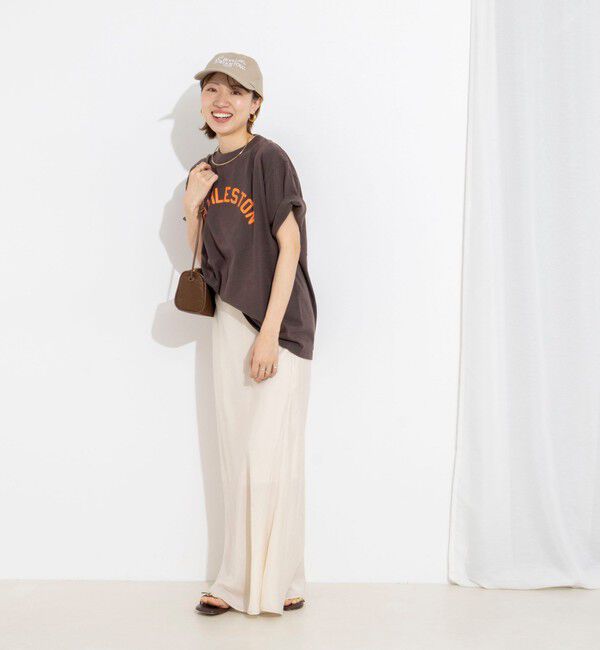 MAQWEL「《セットアップ対応》【MAQWEL/マクウェル】ウォッシャブルサテンスカート」|スカート|