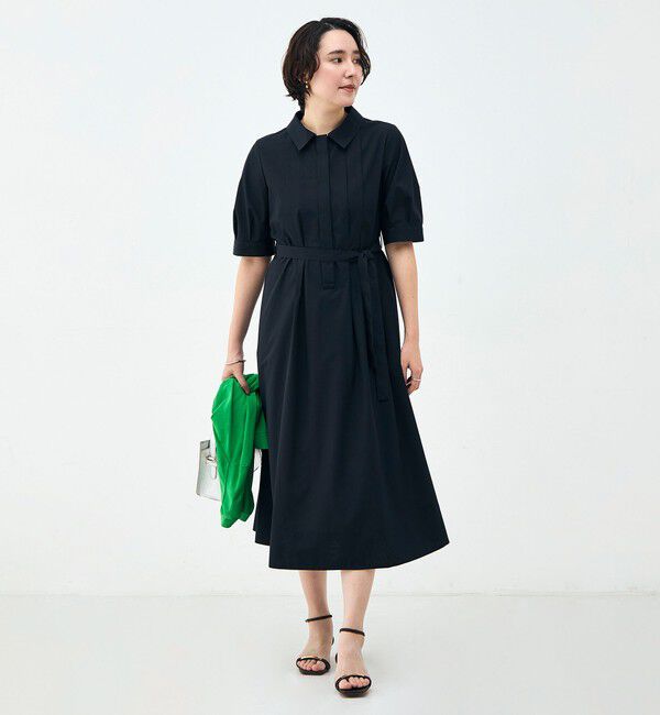 NOLLEY'S「ウォッシャブルAラインタックワンピース」|ワンピース|