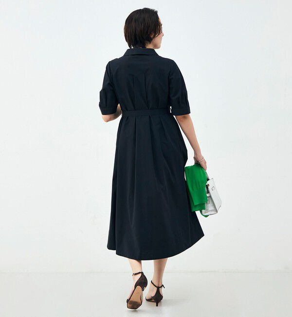 NOLLEY'S「ウォッシャブルAラインタックワンピース」|ワンピース|