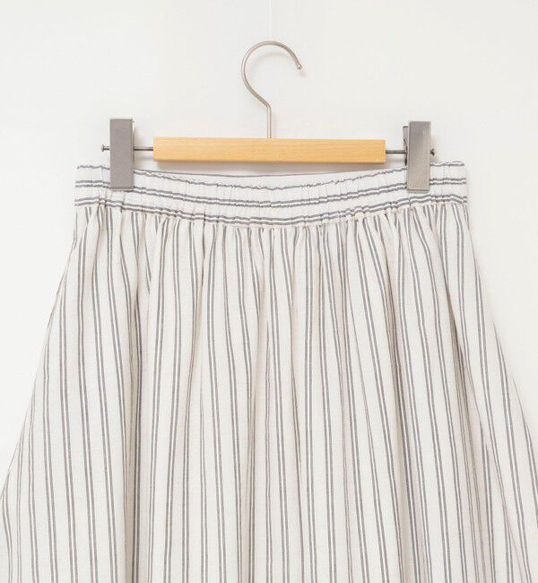 NOLLEY'S「《セットアップ対応》ウォッシャブルストライプフレアスカート」|フレア|