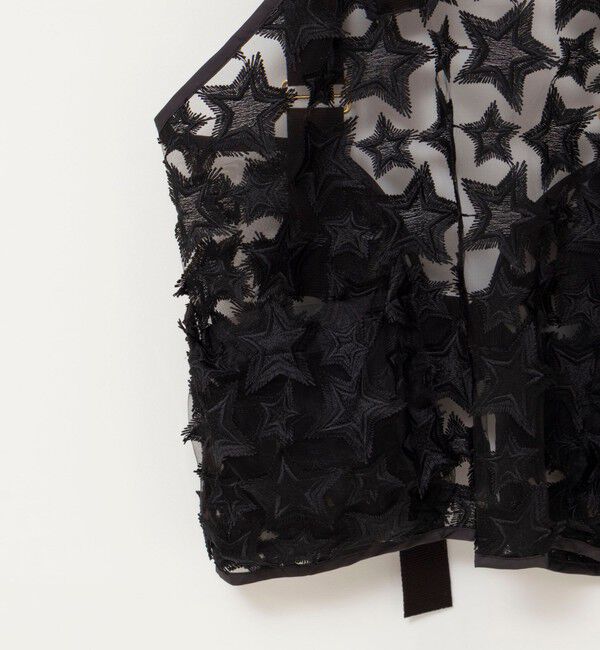 Rie Miller「45th limited edition2WAYスターフリンジミリタリーベスト」|ブルゾン・スタジャン|