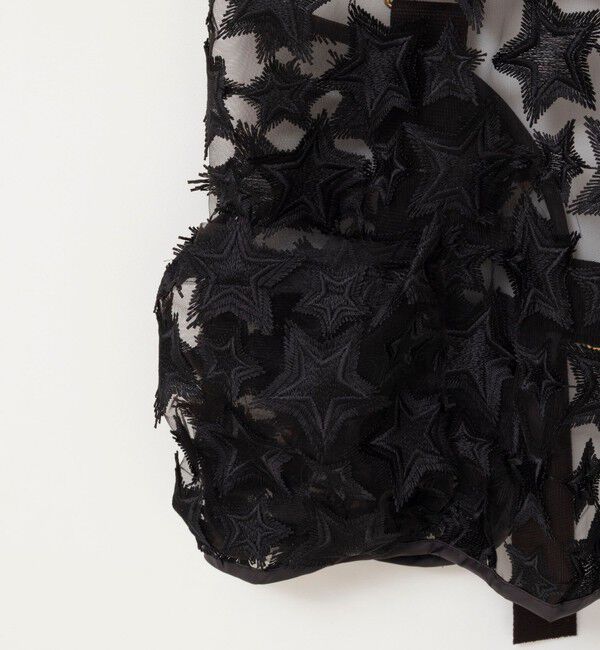 Rie Miller「45th limited edition2WAYスターフリンジミリタリーベスト」|ブルゾン・スタジャン|