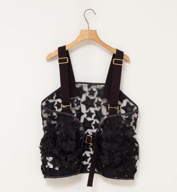 Rie Miller「45th limited edition2WAYスターフリンジミリタリーベスト」|ブルゾン・スタジャン|