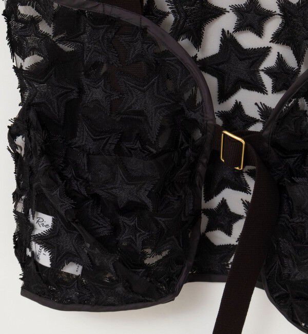 Rie Miller「45th limited edition2WAYスターフリンジミリタリーベスト」|ブルゾン・スタジャン|