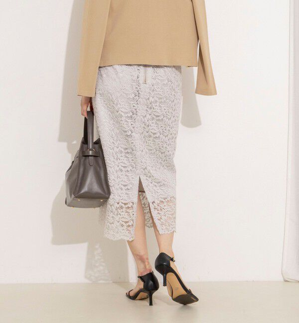 NOLLEY'S sophi「ウォッシャブルウォッシャブルコードレースタイトタイトスカート」|タイト|