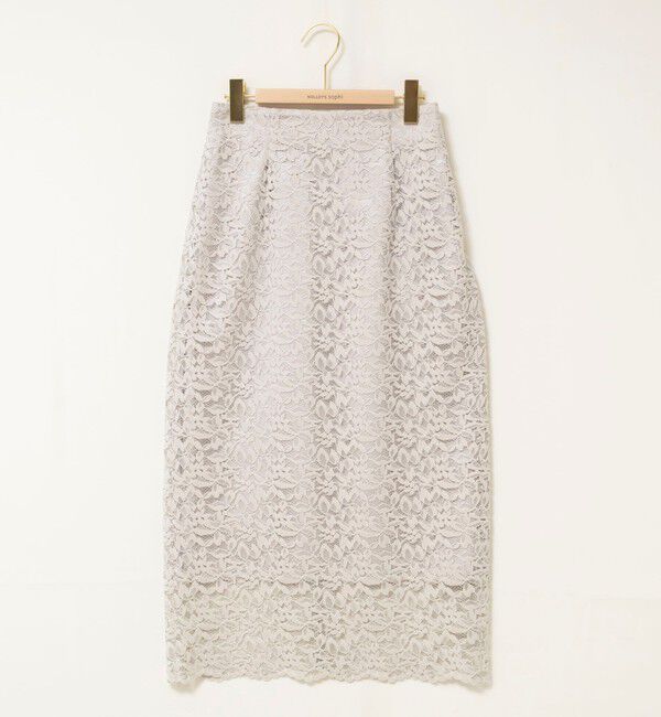 NOLLEY'S sophi「ウォッシャブルウォッシャブルコードレースタイトタイトスカート」|タイト|