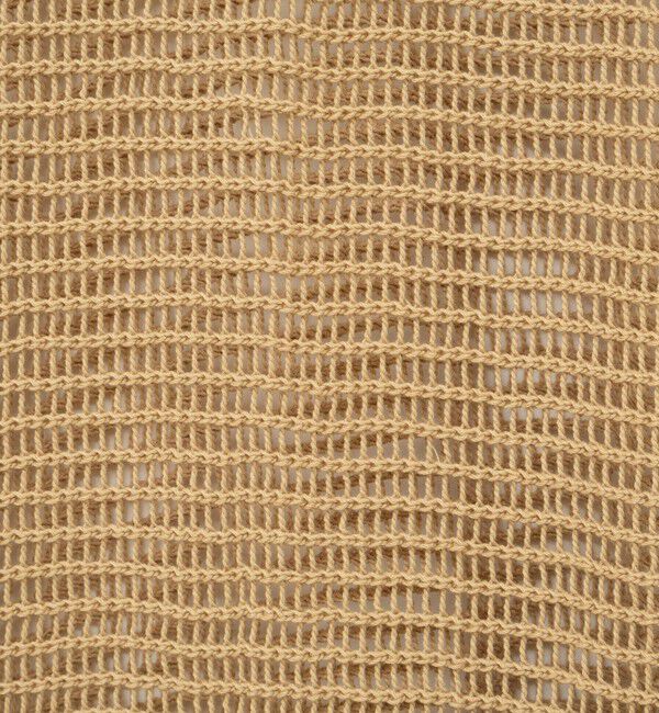 MAQWEL「【MAQWEL/マクウェル】ウォッシャブル透かし編みサマーニットノースリーブプルオーバー」|ニット・セーター|