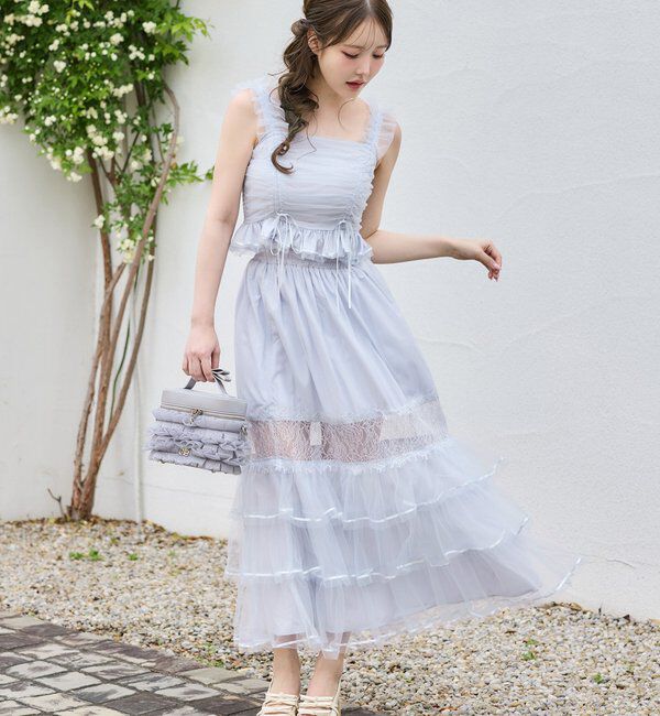  「【Tulle Collection】チュールビスチェ」|シャツ・ブラウス|