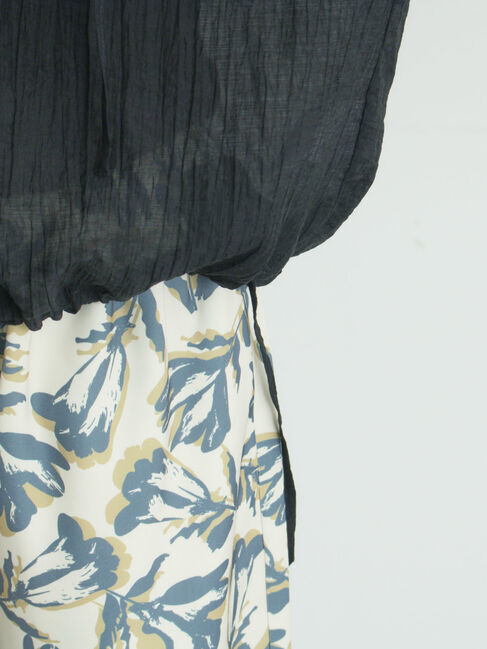 Samansa Mos2「シアー裾ドロストフードシャツ」|シャツ・ブラウス|