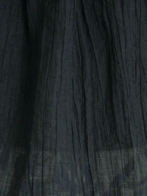 Samansa Mos2「シアー裾ドロストフードシャツ」|シャツ・ブラウス|