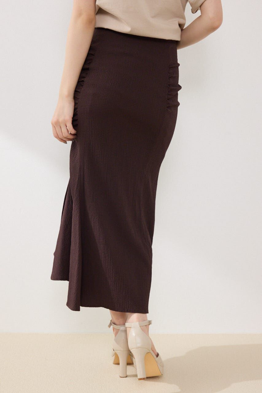 rienda「ギャザーマーメイドジャストウエストスカート」|スカート|