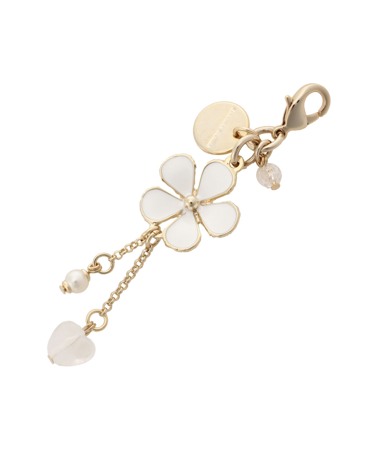 Samantha Thavasa「フラワービジューフェスナーチャーム」|チャーム・キーホルダー|ホワイト