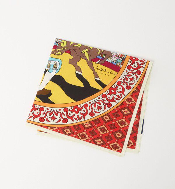 UNITED ARROWS「＜Dieffe Kinloch＞THE BULLING/ハンカチ」|ハンカチ|RED