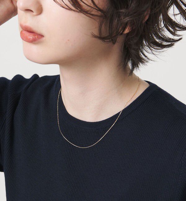 UNITED ARROWS「＜les bonbon＞K10 CMB チェーン ネックレス」|ネックレス|