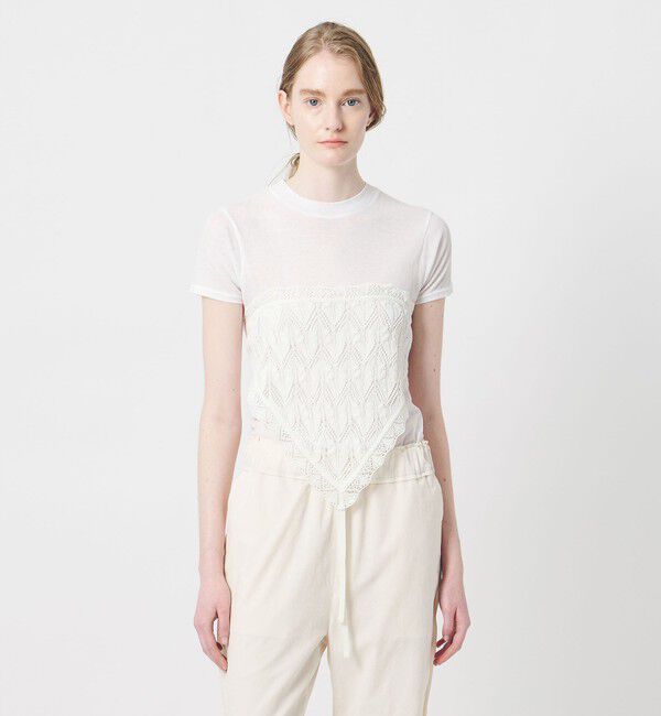 AEWEN MATOPH「＜AEWEN MATOPH＞ニットレーススカーフ」|マフラー|