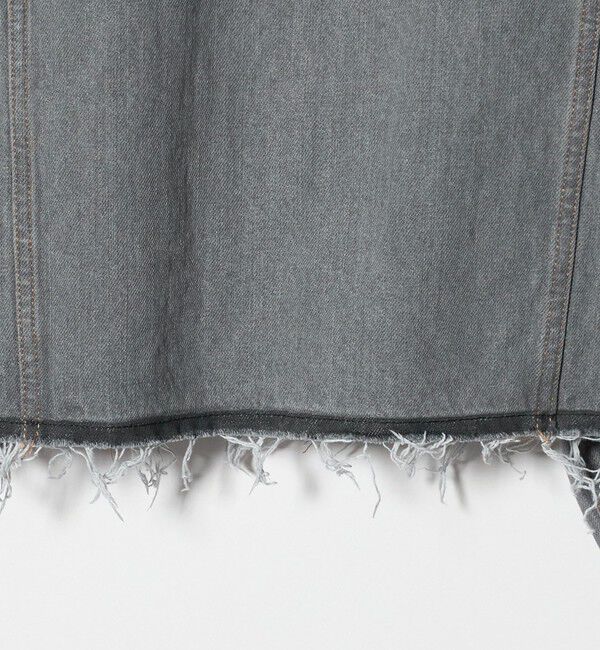 UNITED ARROWS「＜SACRA＞ボリュームスリーブ デニムジャケット GRAY」|デニムジャケット|