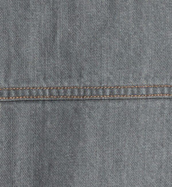 UNITED ARROWS「＜SACRA＞ボリュームスリーブ デニムジャケット GRAY」|デニムジャケット|