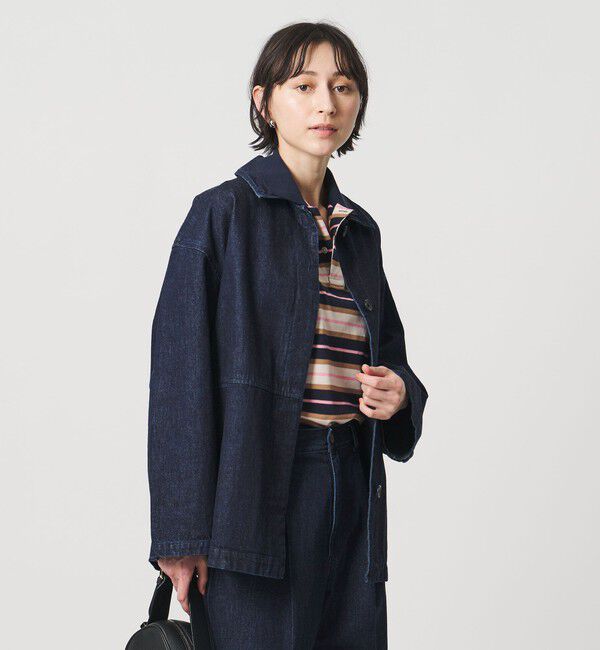 UNITED ARROWS「デニム 2WAY ミドルコート」|デニムジャケット|