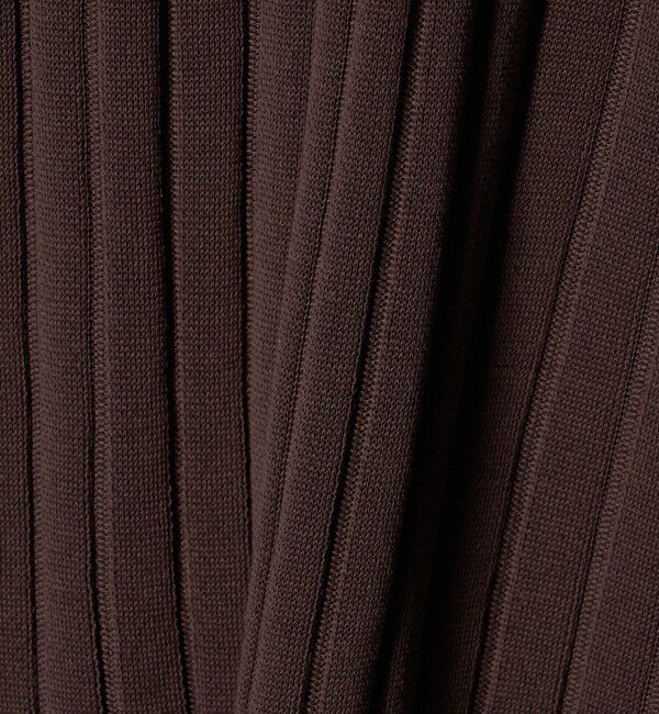 UNITED ARROWS「シャーリーカーン ワイドリブ ニットポロシャツ」|ポロシャツ|