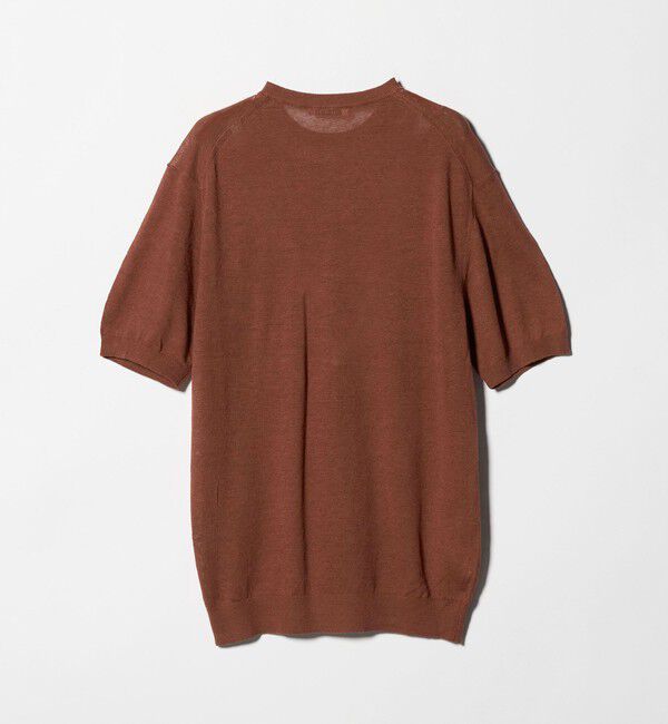 UNITED ARROWS「リネン/コットン ニット Tシャツ」|Tシャツ・カットソー|