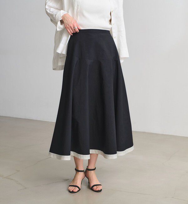 UNITED ARROWS「クリーン マリンスカート」|フレア|