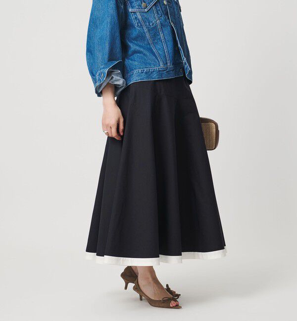 UNITED ARROWS「クリーン マリンスカート」|フレア|