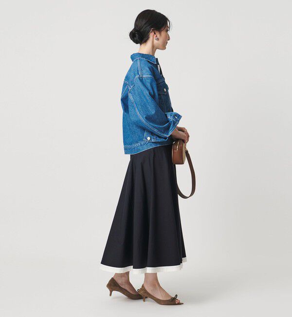 UNITED ARROWS「クリーン マリンスカート」|フレア|