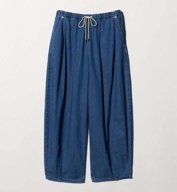 UNITED ARROWS「ステッチ デニム カーブパンツ」|デニム|COBALT