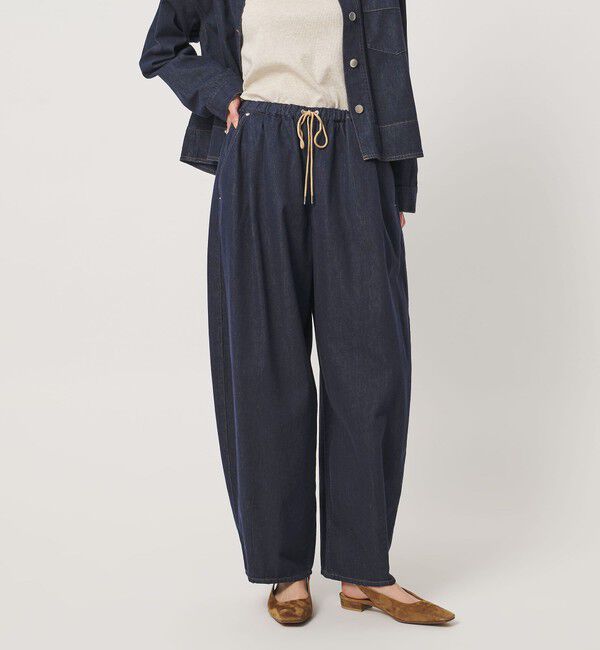 UNITED ARROWS「ステッチ デニム カーブパンツ」|デニム|