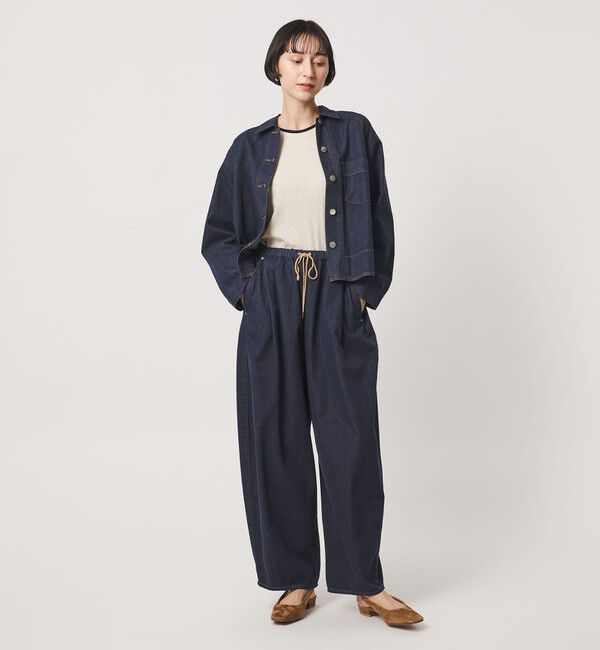 UNITED ARROWS「ステッチ デニム カーブパンツ」|デニム|