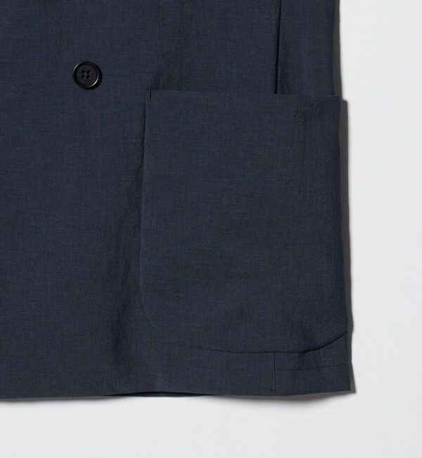 UNITED ARROWS「ポリエステル T＆T ダブル 4ボタン テーラードジャケット UA COZY ウォッシャブル ヨコストレッチ」|テーラードジャケット|